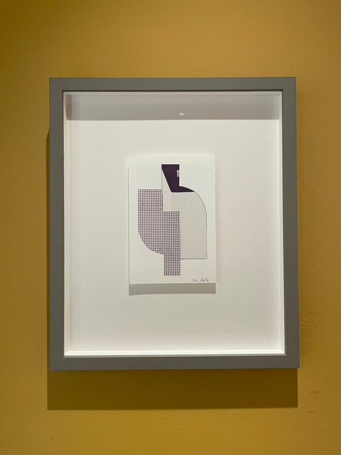 Aubergine Houndstooth