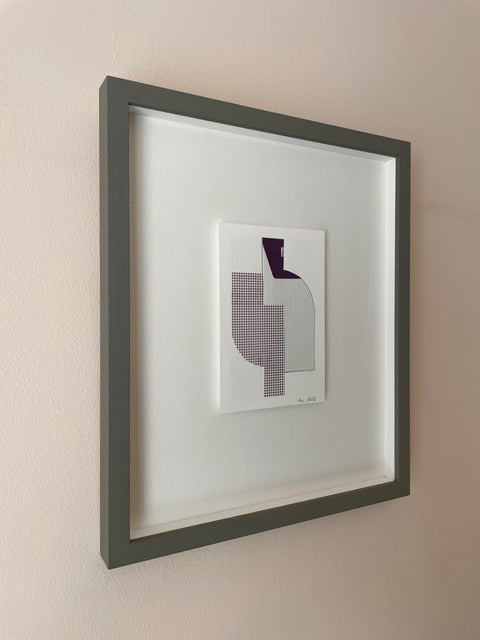 Aubergine Houndstooth