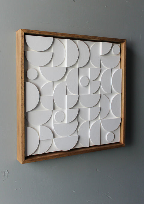 Composition 203 - White Midcentury