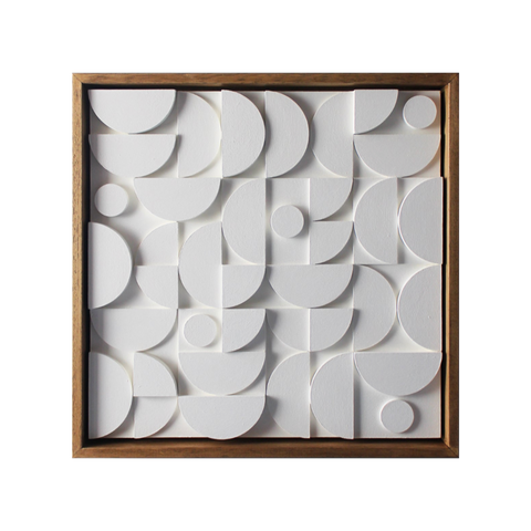 Composition 203 - White Midcentury