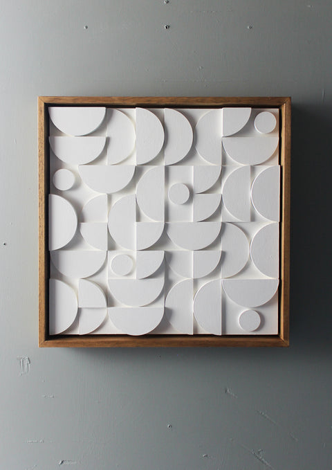 Composition 203 - White Midcentury