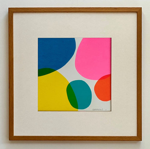 Coloured Bubbles 1 - Screen Print