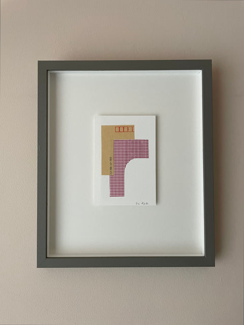 Envelope and Ruby Houndstooth