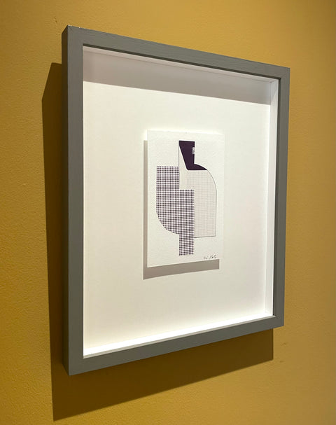 Aubergine Houndstooth