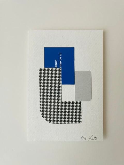 Houndstooth, Royal and Dove