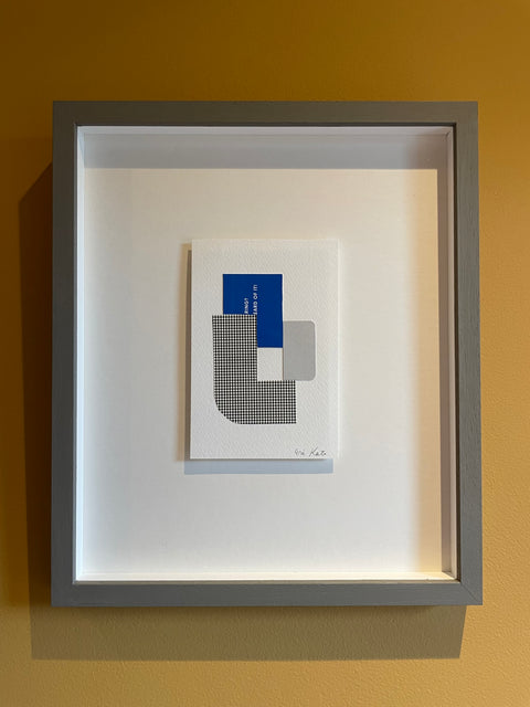 Houndstooth, Royal and Dove