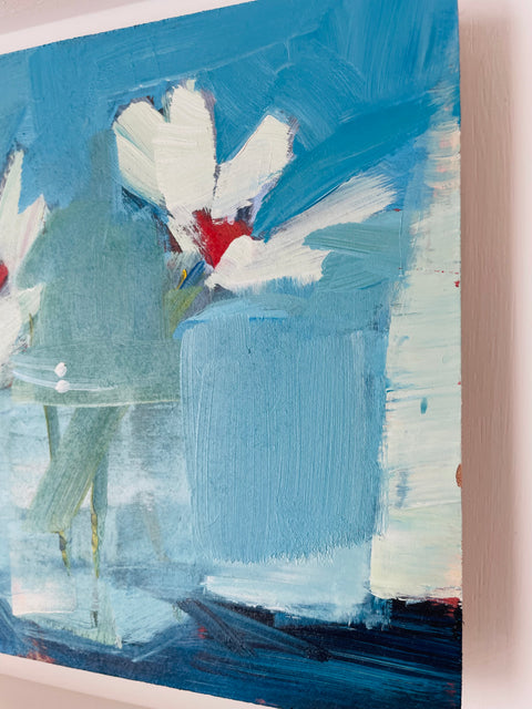 Buoyant - Daisies on Blue