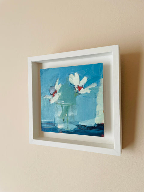 Buoyant - Daisies on Blue