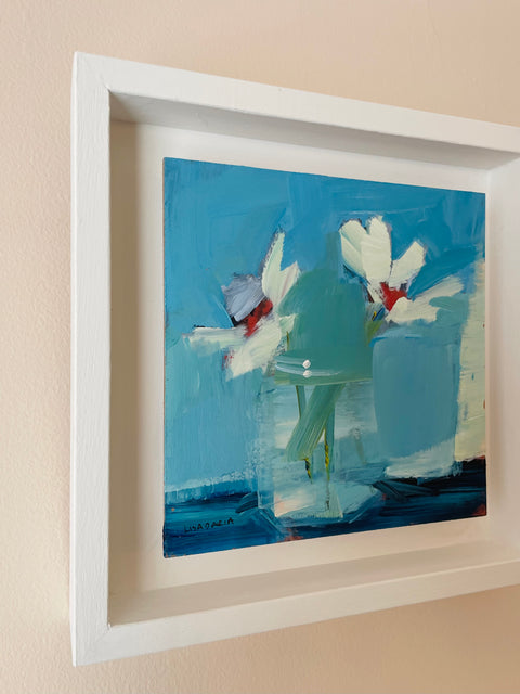 Buoyant - Daisies on Blue