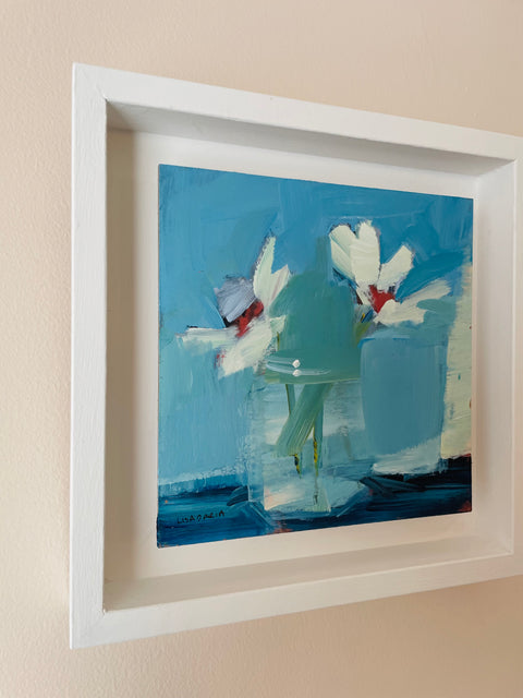 Buoyant - Daisies on Blue