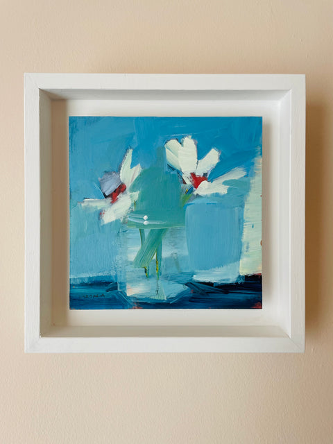 Buoyant - Daisies on Blue