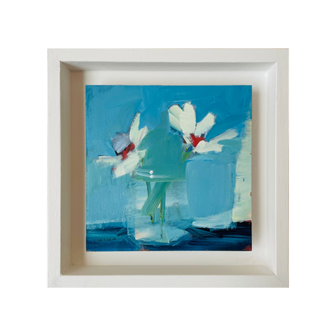 Buoyant - Daisies on Blue