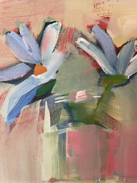 Heat Advisory - Daisies with Pink Light