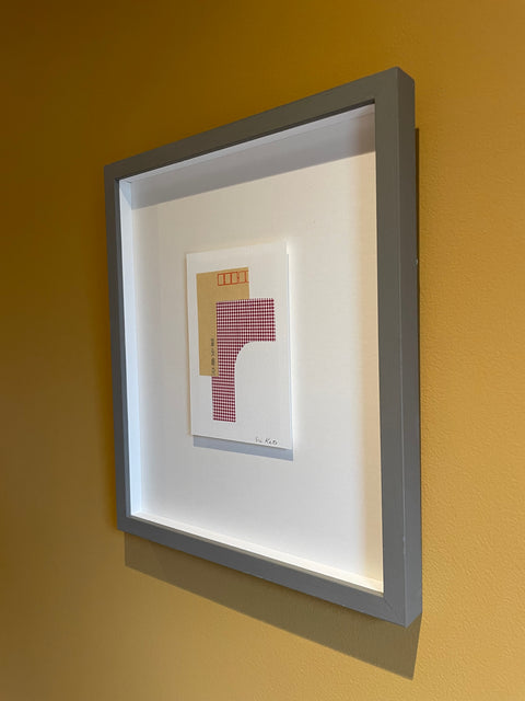 Envelope and Ruby Houndstooth