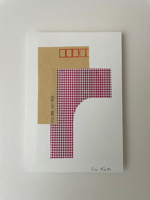 Envelope and Ruby Houndstooth