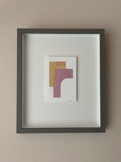 Envelope and Ruby Houndstooth